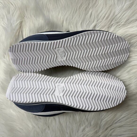 Nike Cortez Nylon Midnight Navy White Womens DZ2795-400 VNDS Sz 8 - Picture 6 of 7